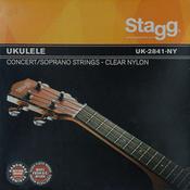 Stagg Concert/Soprano UK-2841-NY Ukulele Strings Clear Nylon image