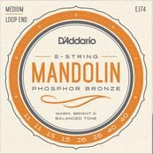 D'Addario EJ74 11-40 Mandolin Strings Phosphor Bronze image
