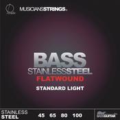 Picato 96658 Flatwound Bass Guitar Strings Stainless Steel image