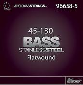 Picato 96658-5  S/Steel Flatwound Bass Guitar Strings Set image