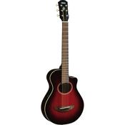Yamaha APXTDRB 3/4 Electro Acoustic Guitar Red Burst image
