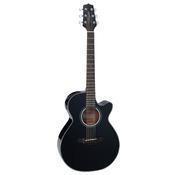 Takamine GF30CE-BLK FXC, Black Gloss, Solid Spruce Top, C/E