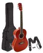 Koda 3/4 Size Left Handed Acoustic Guitar Pack - Red image