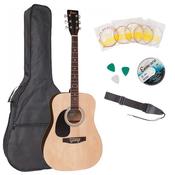 Encore EWP100 Left Handed Acoustic Guitar Outfit Natural image