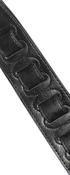 Stagg Padded Leather Style Strap Black image