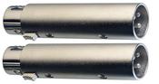 Stagg 2 XLR Female/Xlr Male Adaptor Met image