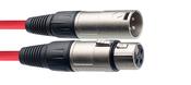 Stagg 3M/10F Red Mic Cable XLRf-XLRm image