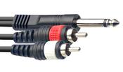 Stagg 3M/10Ft Split Mld Plugâˆ’2Rcam image