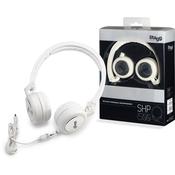 Stagg Deluxe Portable Headphones White