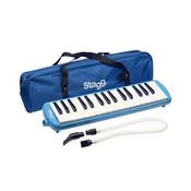 Stagg Melodica 32 Keys W/Bag Blue image