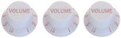 Stagg Strat Volume Tone Buttons White image