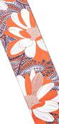 Stagg Terylen Uke Strap Flower Orang image