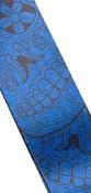 Stagg Terylene Strap Mex Skull Blue image