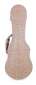 Aiersi Woven Straw Design Hard Soprano Ukulele Case image