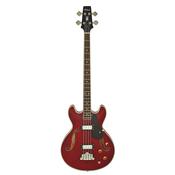 Aria Tab Semi Aco Bass, Wine Red