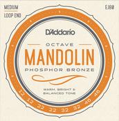 D'Addario EJ80 MEDIUM 12-46 Octave Mandolin Strings Phosphor Bronze image
