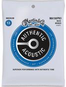 Martin MA150-3Pk  Medium Acoustic Guitar Strings Bronze 3 Pack image