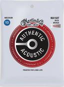 Martin Lifespan Medium MA150T Authentic Acoustic Guitar Strings Bronze image