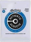 Martin MA550 Medium Authentic Acoustic Guitar Strings Phosphor Bronze image