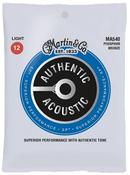Martin MA540 Light Authentic Acoustic Guitar Strings Phosphor Bronze image