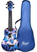 Flight TUS40 ABS Travel Ukulele - Graffiti image