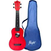 Flight TUS35RD ABS Travel Ukulele -  Red