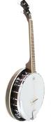 Koda FBD2417FRB 4 String Banjo 17 Fret Wooden Ring Mahogany Neck W/ Bag image