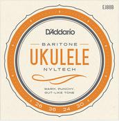 D'Addario EJ88B 26-36 Set Baritone Ukulele Nylon Tech image
