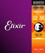 Elixir 16077 Acoustic Nanoweb 92/8 Phosphor Bronze Light/Medium image