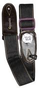 TGI Strap Woven Black Denim Purple Buckle image