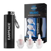 Earpeace Hd Earplugs And Case Black image