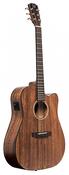 James Neligan Dreadnaught Cutaway Electro Acoustic Solid Top Mahogany image