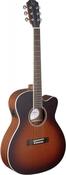 James Neligan EZR OMCFI Orchestra Electro Acoustic Guitar Cut Away Cedar Sunburst image
