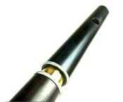 Mcneela Black Wood Flute With Case A.De Keyzer In Key Of D image
