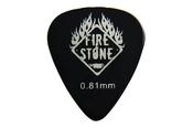 Fire &amp; Stone Pick Celluloid Black 0.81mm 12Pcs image