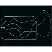 Gewa Guitar Pickguard Black 200 X 250 Mm