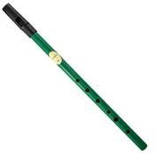 Feadog Green D Whistle Pack With Black Top image
