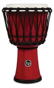 Latin Percussion Djembe World 7-Inch Rope Tuned Circle Red image