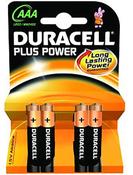 Duracell Plus Power AAA 4Pk Battery (Dist) image