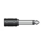 M6.3mm Mono Plug To F3.5mm Mono Jack Socket (Dist)
