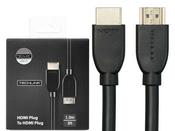 Techlink HDMI To HDMI Plug 1M/3FT (Dist) image