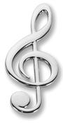 Vienna World VWT0767 G-clef silver magnetic image