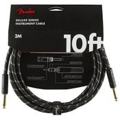 Fender Deluxe Series Instrument Cable 10'/3M Black Tweed image