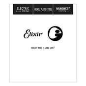 Elixir E15431 Nanoweb 130XL Bass Guitar Single String Nickel Wound image
