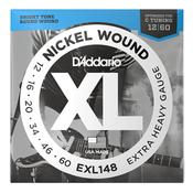D'Addario EXL148 Extra Heavy Electric Guitar Strings Nickel