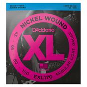 D'Addario EXL170 Bass Guitar Strings Nickel image