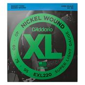 D'Addario EXL220 Superlight Bass Guitar Strings Nickel