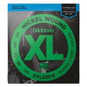 D'Addario EXL220-5 Superlight Bass Guitar Strings Nickel