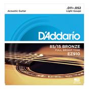 D'Addario EZ910 Acoustic Guitar Strings Bronze