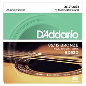D'Addario EZ920 Acoustic Guitar Strings Bronze image